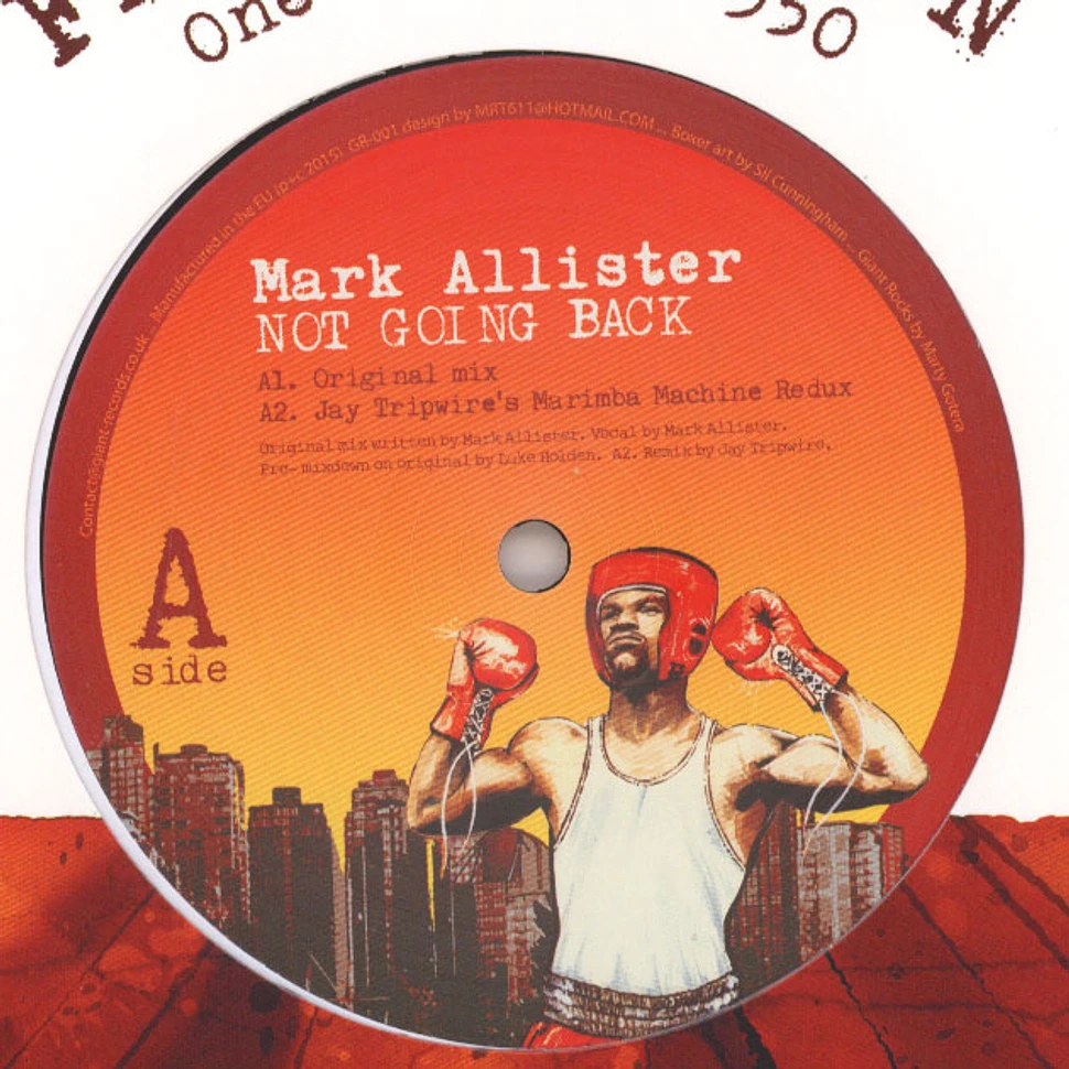 Mark Allister - Not Going Back