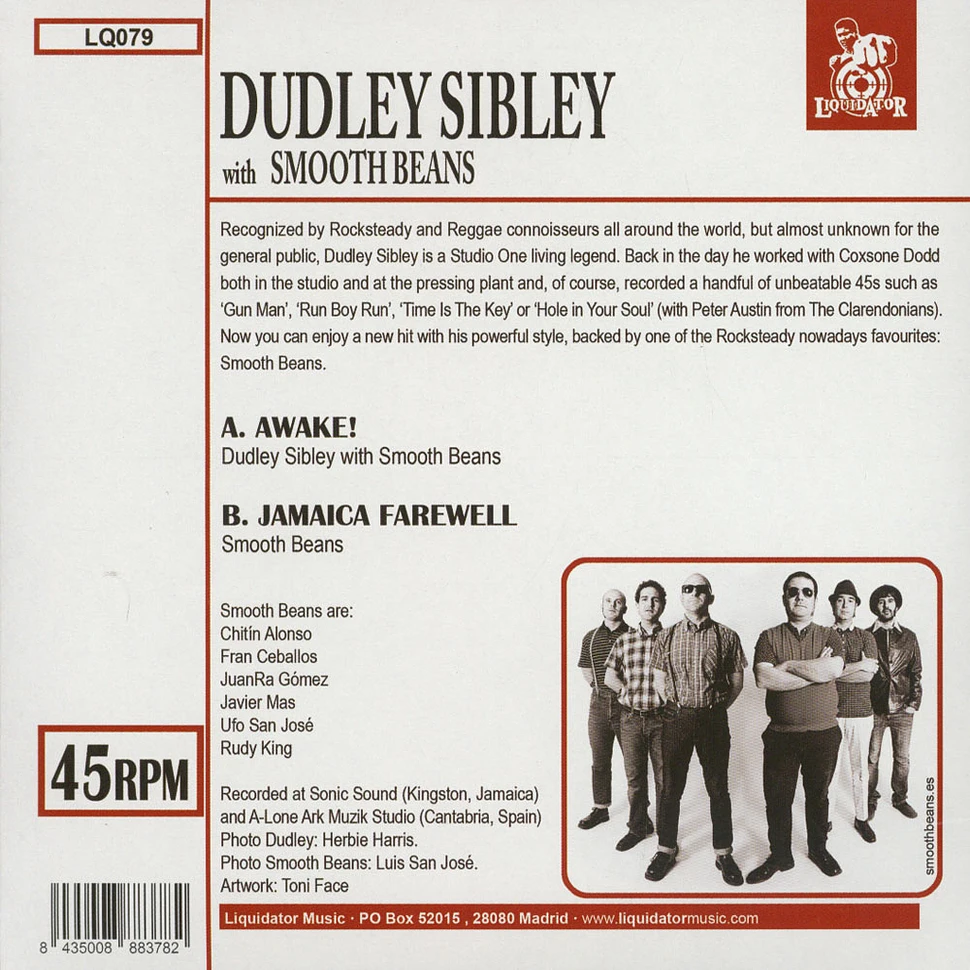 Dudley Sibley & Smooth beans - Awake!