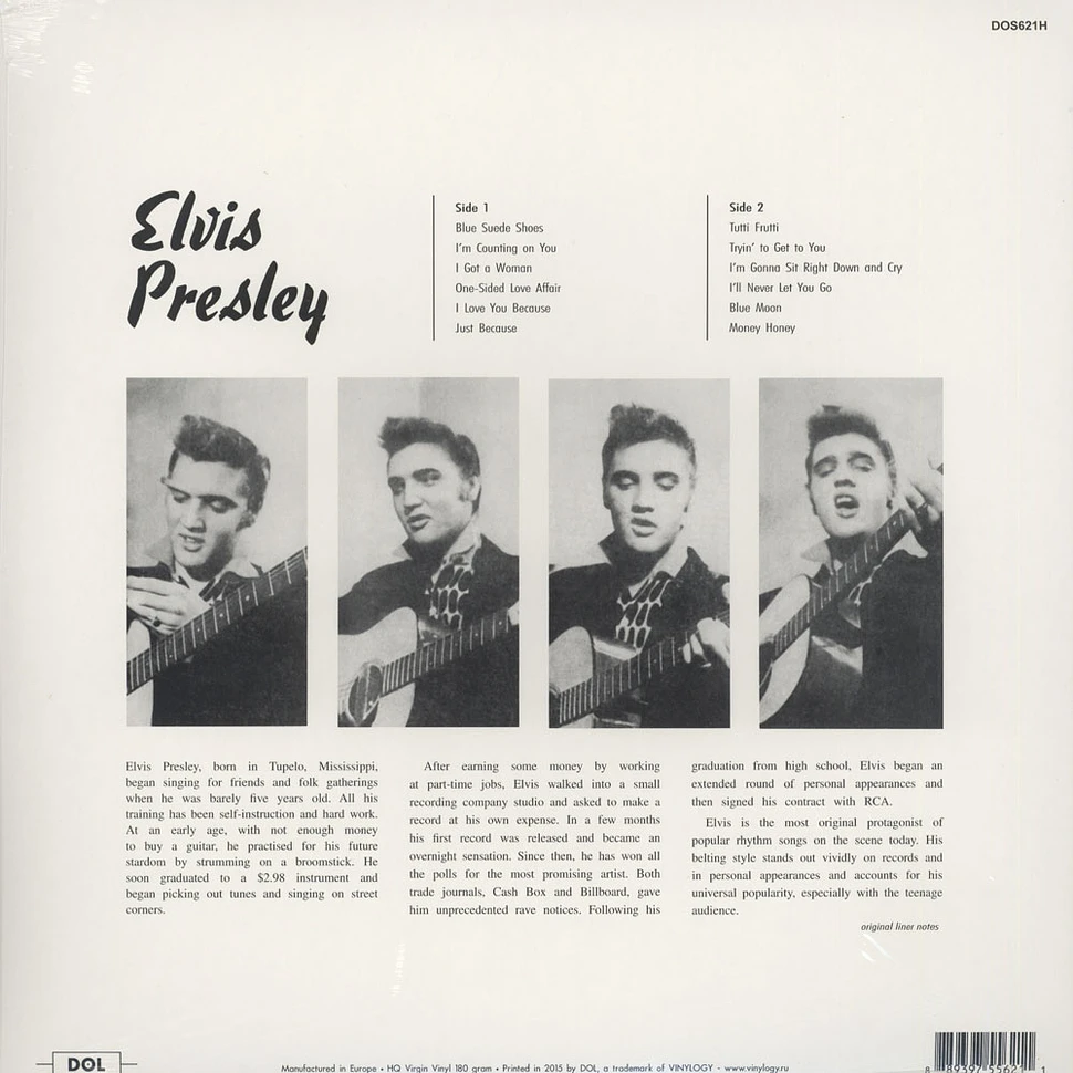 Elvis Presley - Elvis Presley 1st Album 180g Vinyl Edition