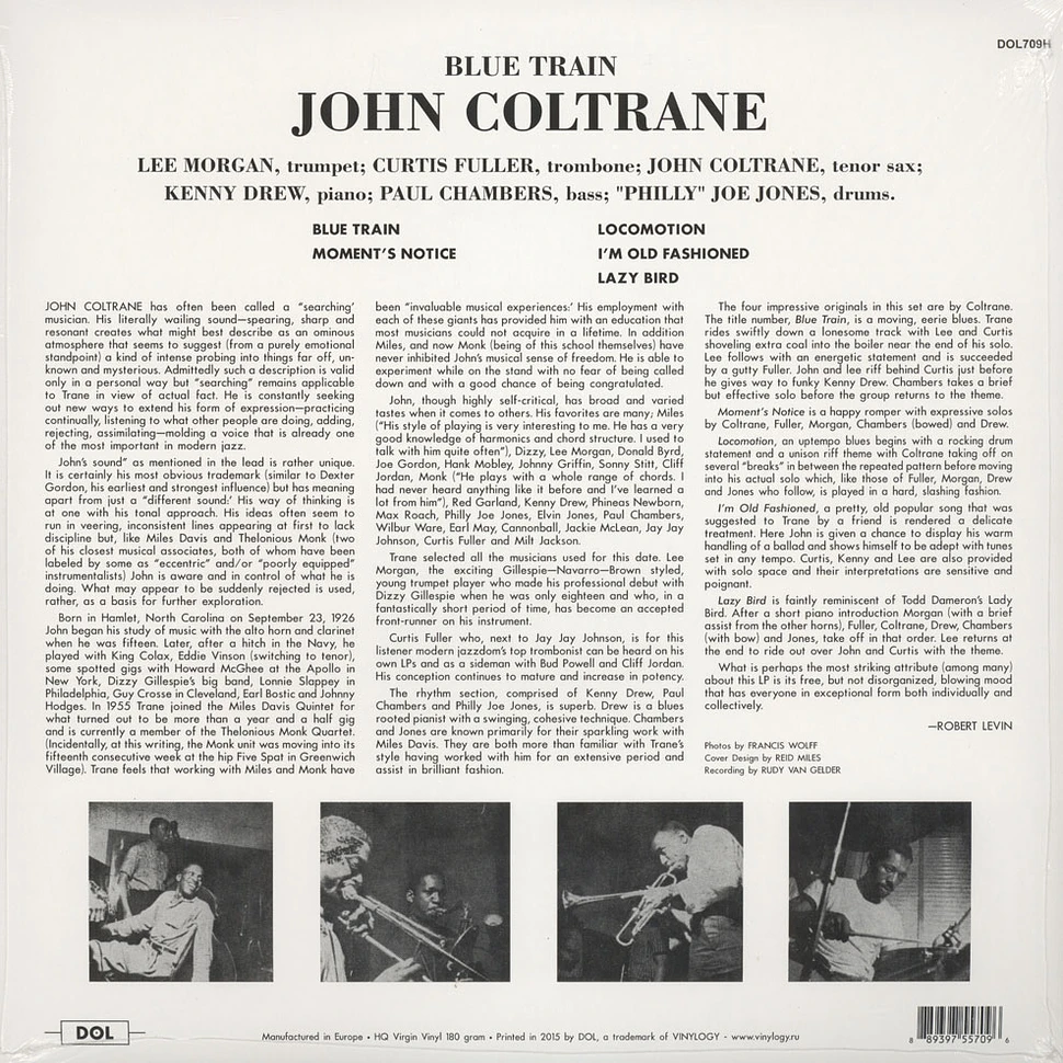 John Coltrane - Blue Train 180g Vinyl Edition
