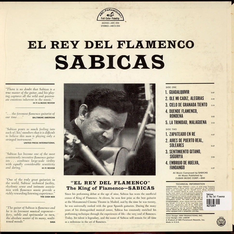 Sabicas - El Rey Del Flamenco