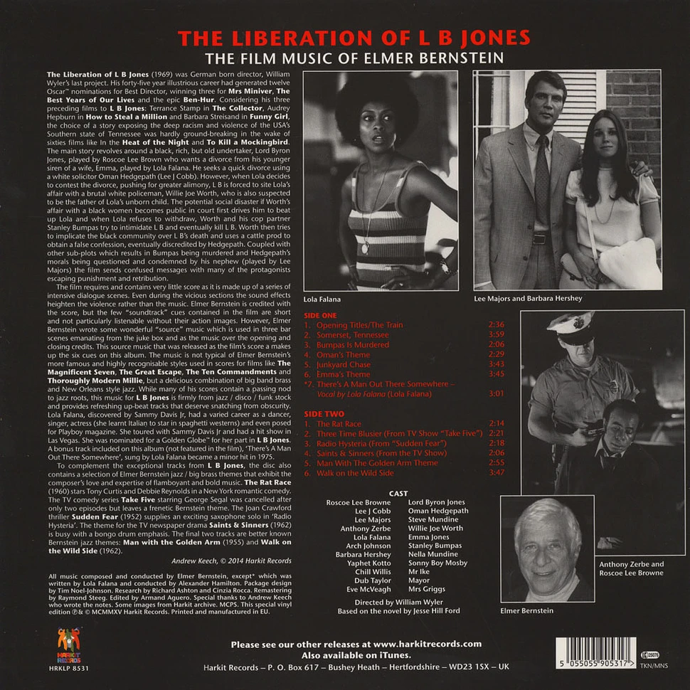 Elmer Bernstein - OST The Liberation Of L B Jones