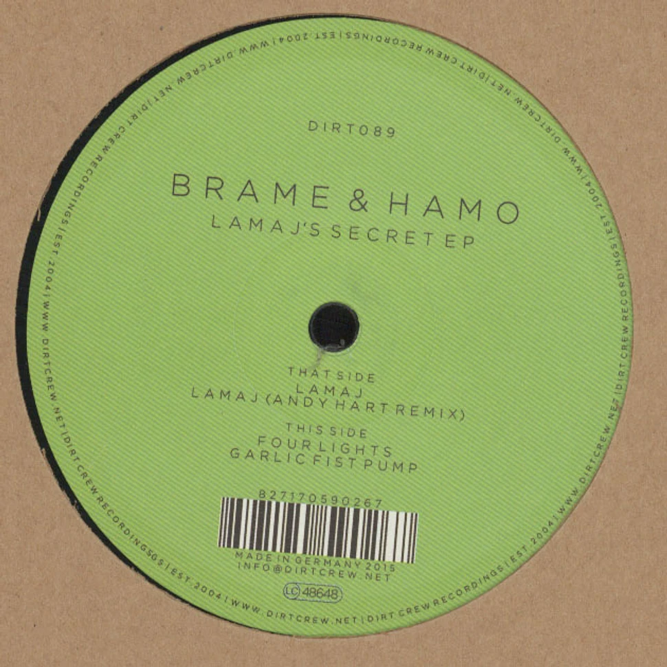 Brame & Hamo - Lamaj's Secret EP