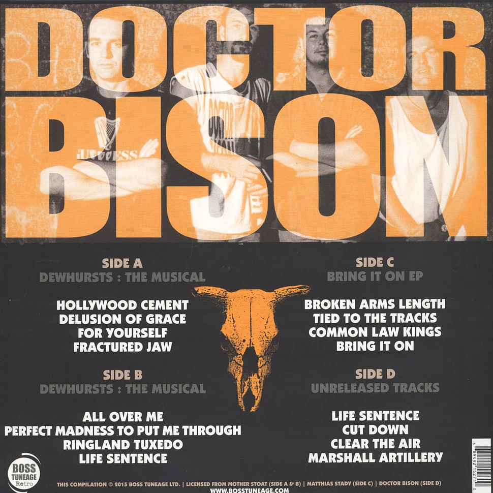 Doctor Bison - Dewhurts : The Musical / Bring It On Colored Vinyl Edition
