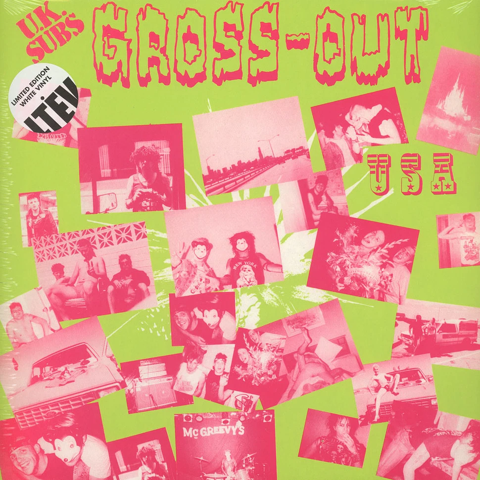 UK Subs - Gross Out USA Limited Edition White Vinyl