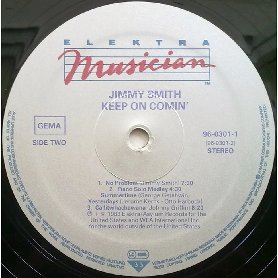 Jimmy Smith - Keep On Coming