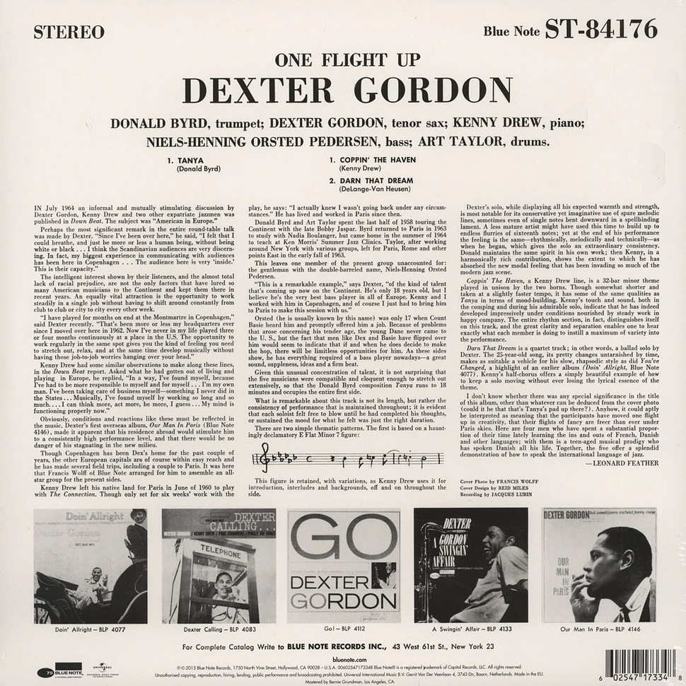 Dexter Gordon - One Flight Up