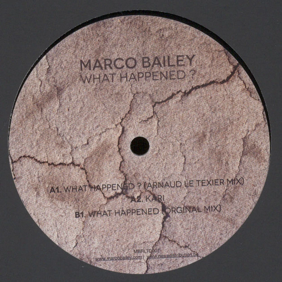 Marco Bailey - What Happened? Arnaud Le Texier Remix