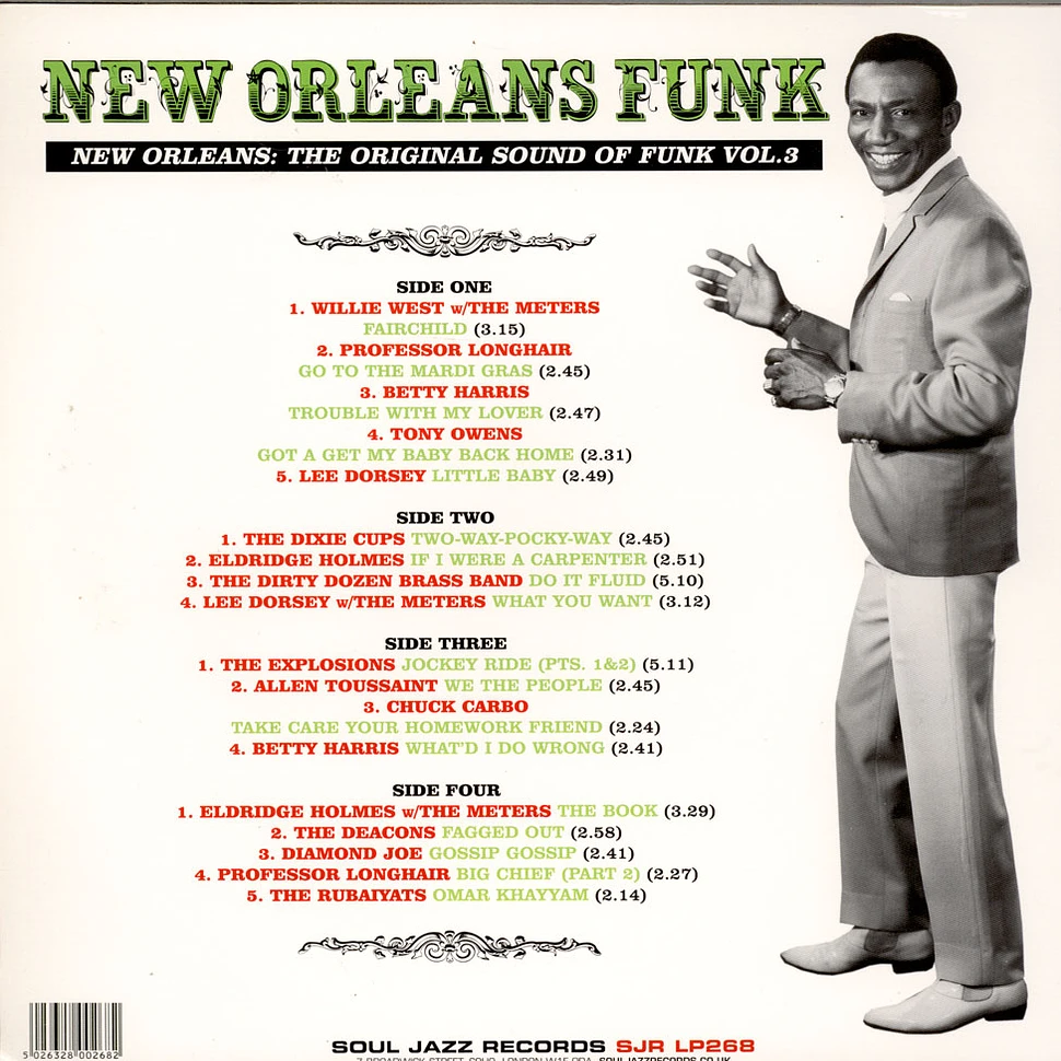 V.A. - New Orleans Funk 3 (New Orleans: The Original Sound Of Funk Vol.3) (Two-Way-Pocky-Way, Gumbo Ya-Ya & The Mardi Gras Mambo)