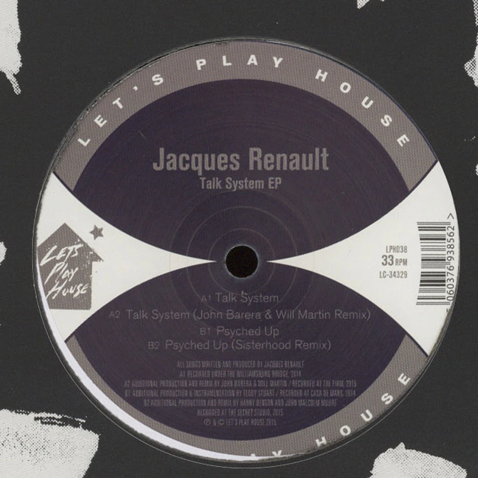 Jacques Renault - Talk System EP