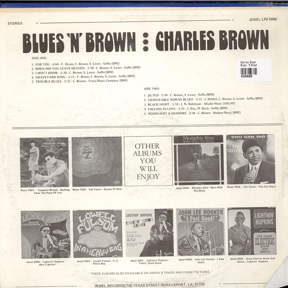 Charles Brown - Blues 'N' Brown