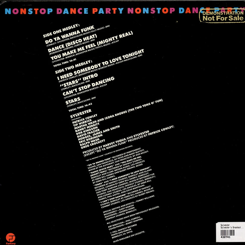 Sylvester - Sylvester's Greatest Hits: Nonstop Dance Party