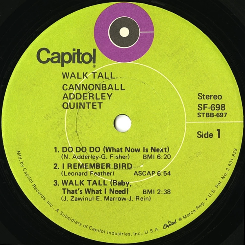 The Cannonball Adderley Quintet - Walk Tall