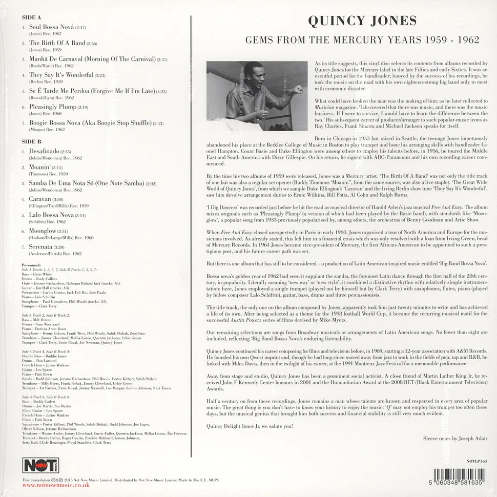 Quincy Jones - Gems From The Mercury Years 1959-1962