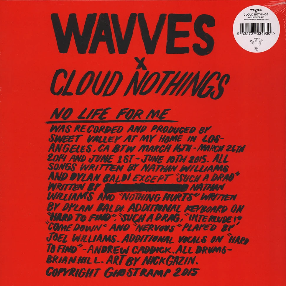 Wavves & Cloud Nothings - No Life For Me