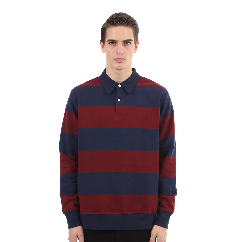 Obey - Edinburgh Rugby Fleece Longsleeve Polo Shirt