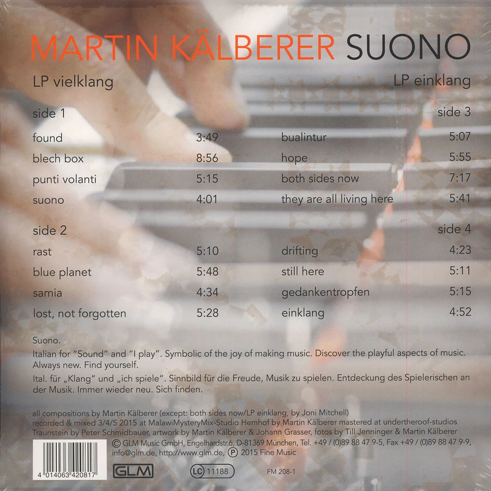 Martin Kälberer - Suono