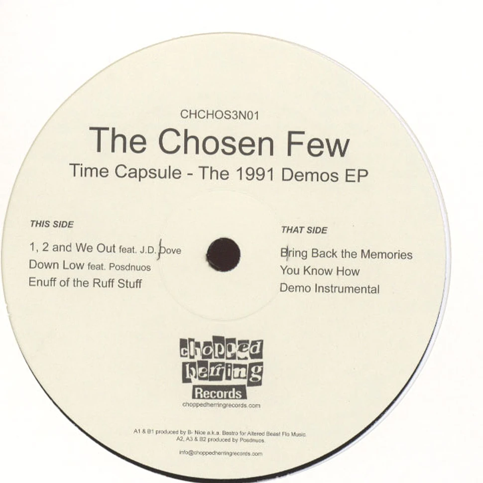 The Chosen Few - Time Capsule: The 1991 Demos EP Feat. De La Soul