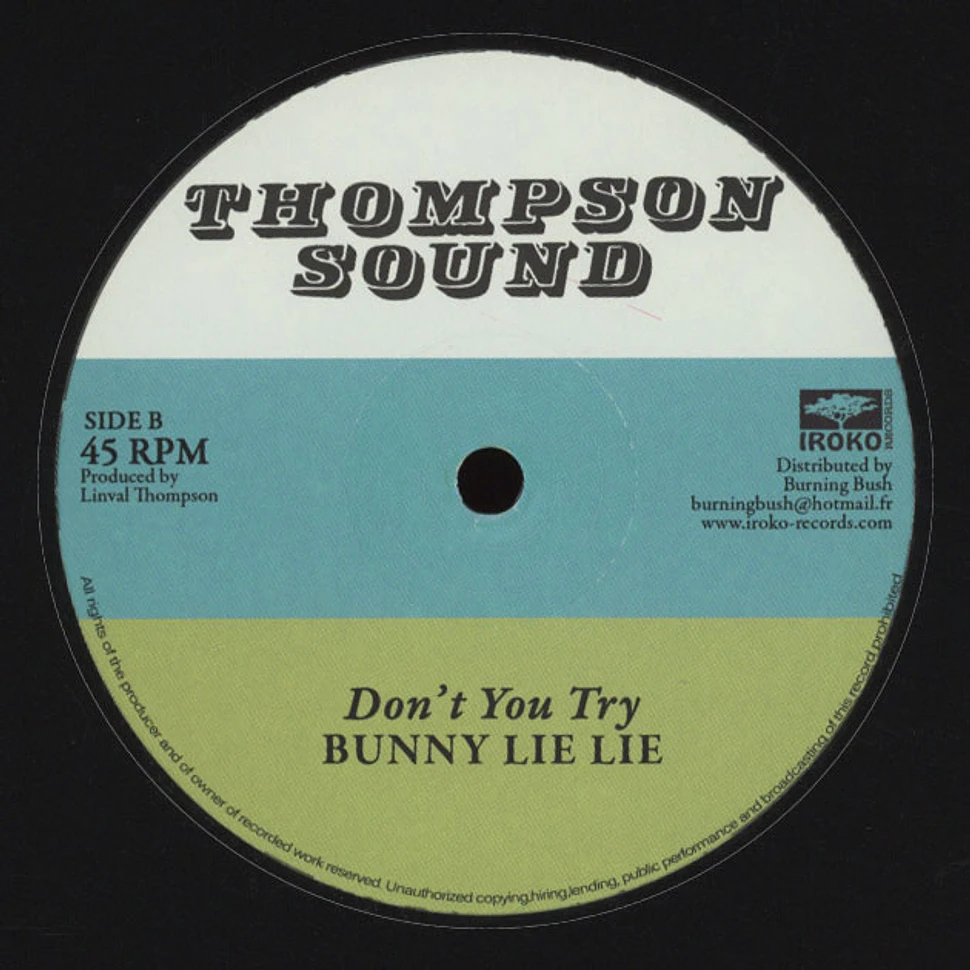 Anthony Johnson / Bunny Lie Lie - Hey Mr. Richman / Don't You Try