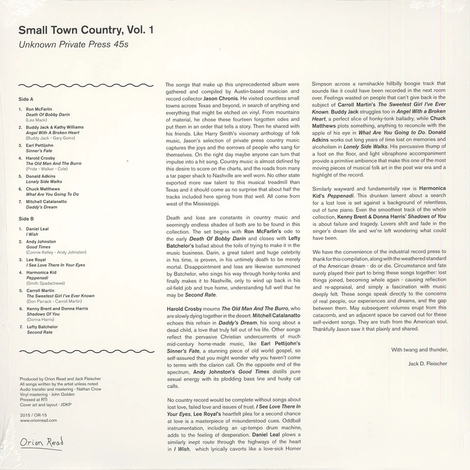 V.A. - Small Town Country Volume 1