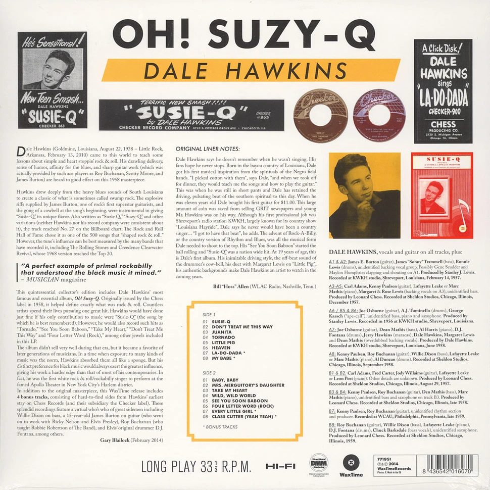 Dale Hawkins - Oh! Suzy-Q