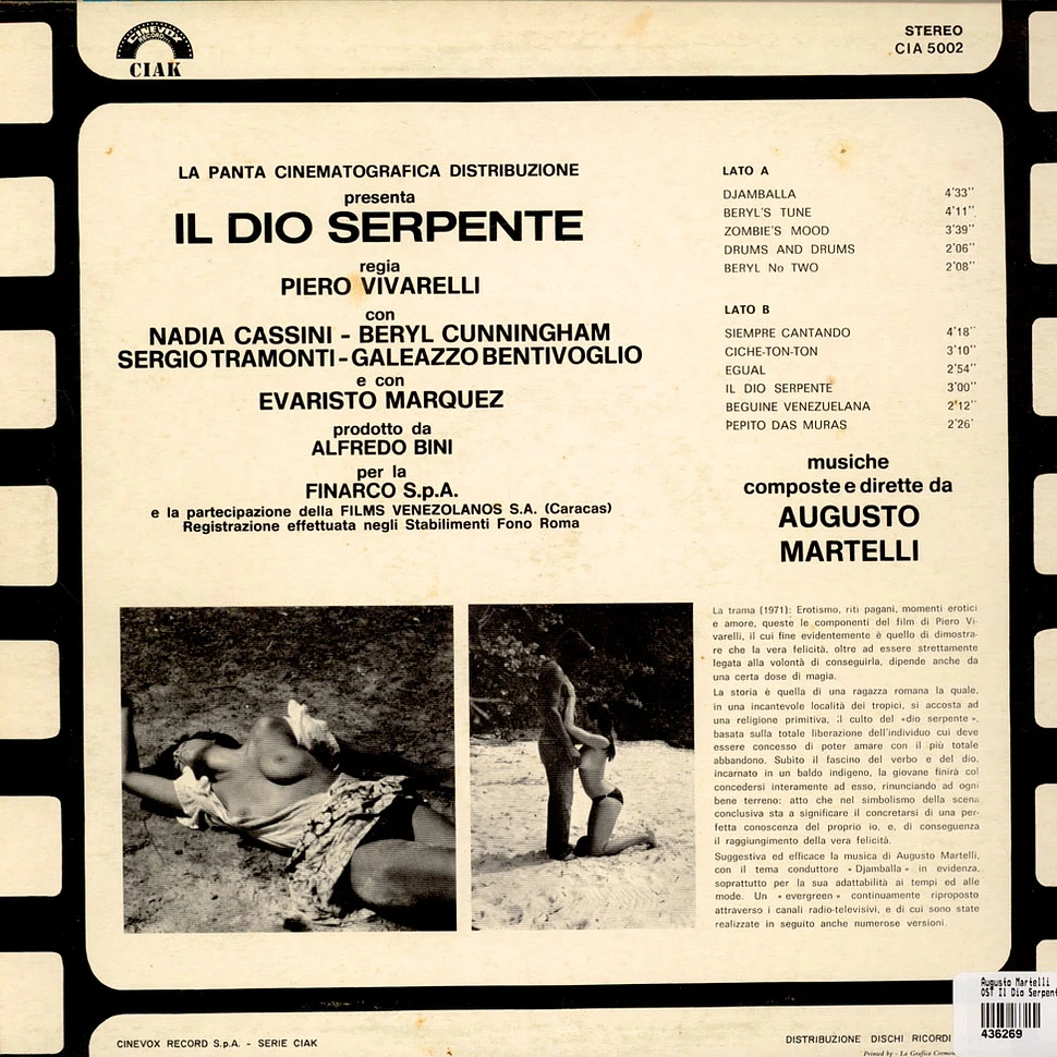 Augusto Martelli - Il Dio Serpente (Colonna Sonora Originale Del Film)