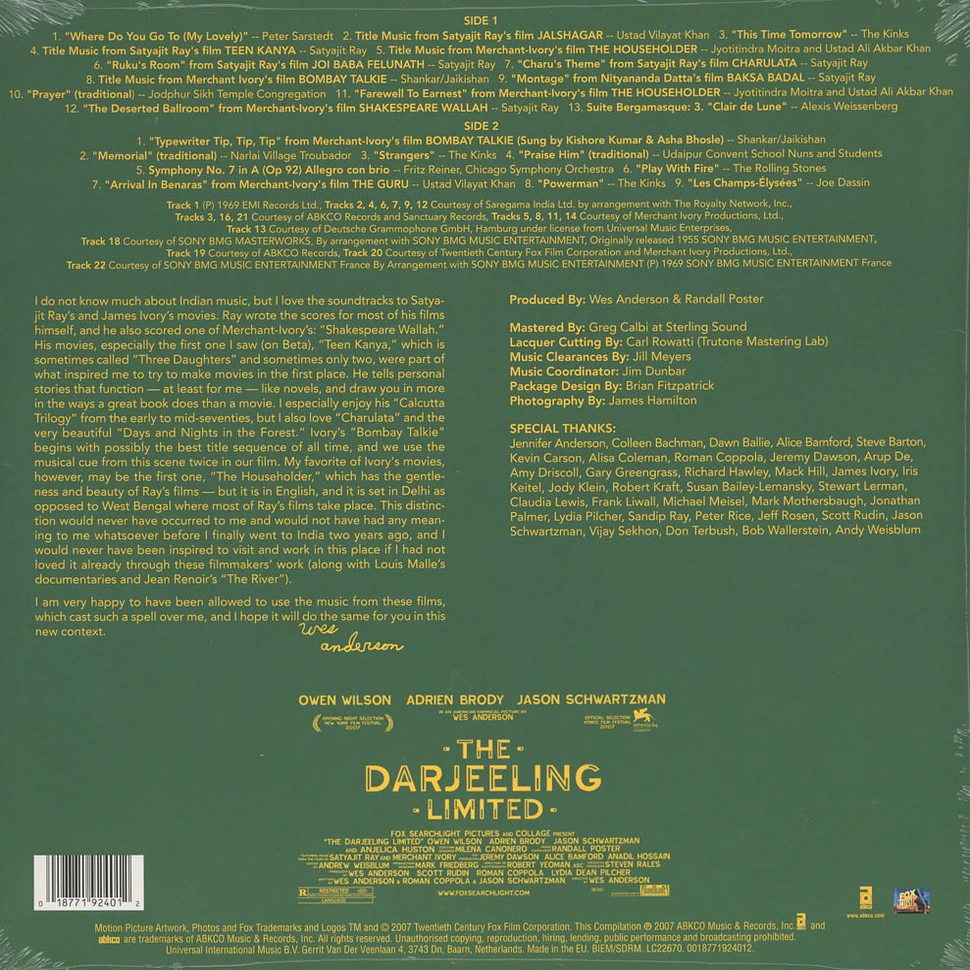 V.A. - OST The Darjeeling Limited