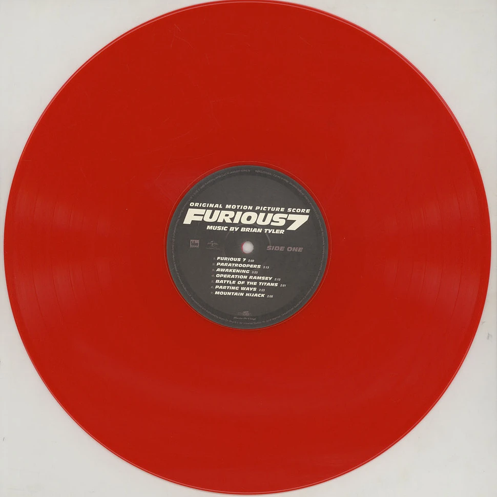 Brian Tyler - OST Furious 7 Black Vinyl Edition