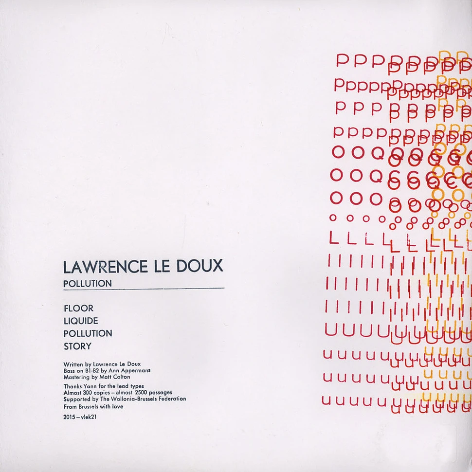 Lawrence Le Doux - Pollution