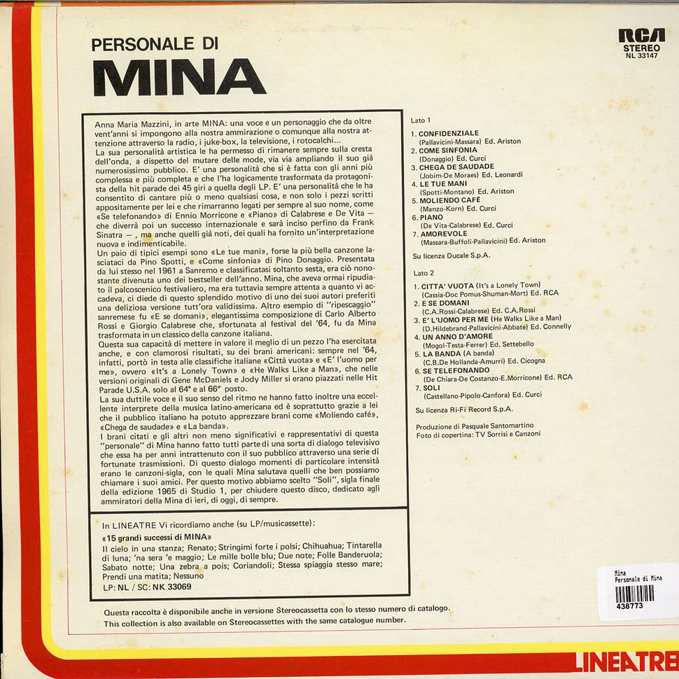 Mina - Personale Di Mina