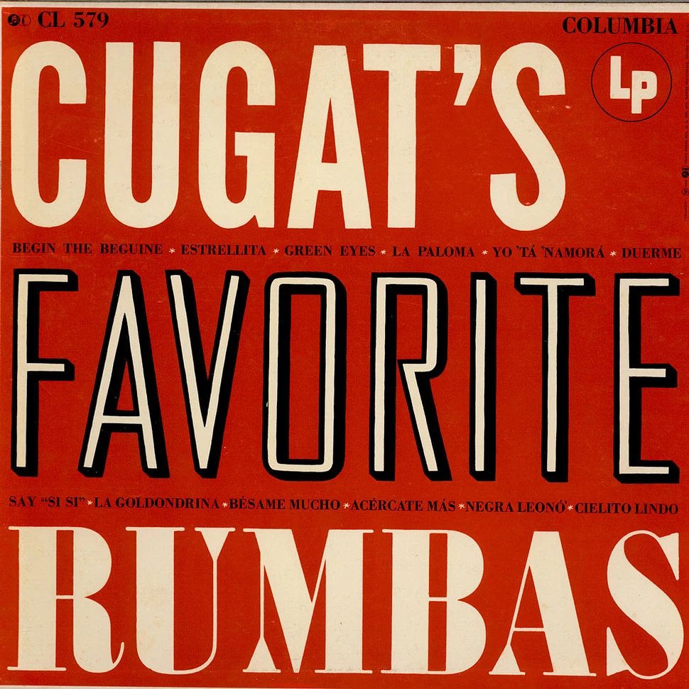 Xavier Cugat And His Orchestra - Cugat's Favorite Rumbas