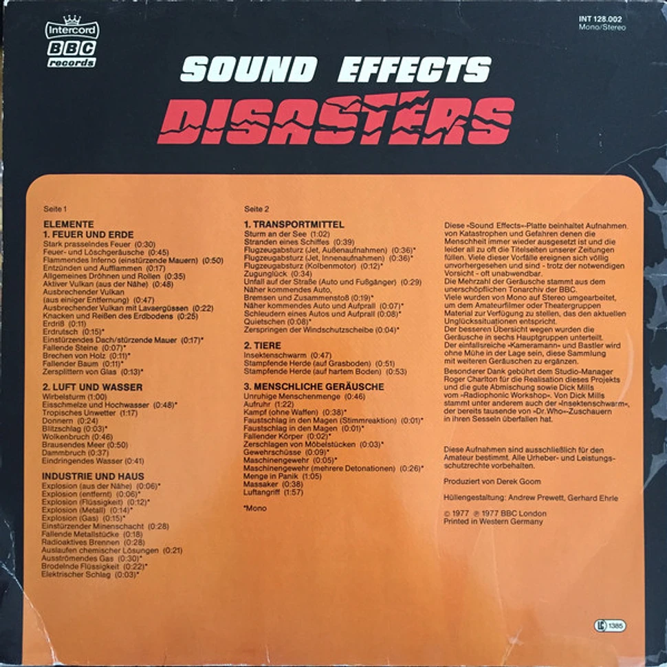 No Artist - Sound Effects: Disasters
