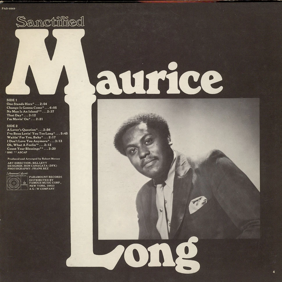 Maurice Long - Sanctified