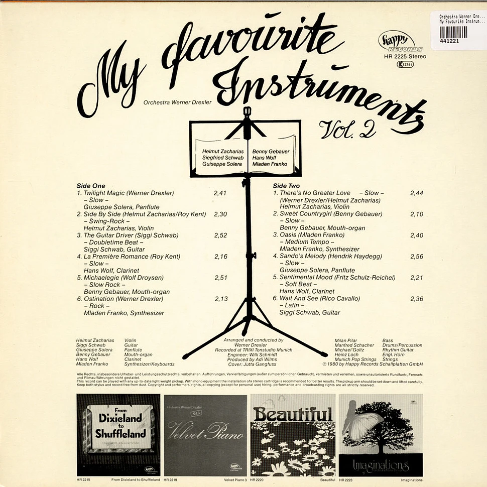 Orchestra Werner Drexler - My Favourite Instruments, Vol. 2