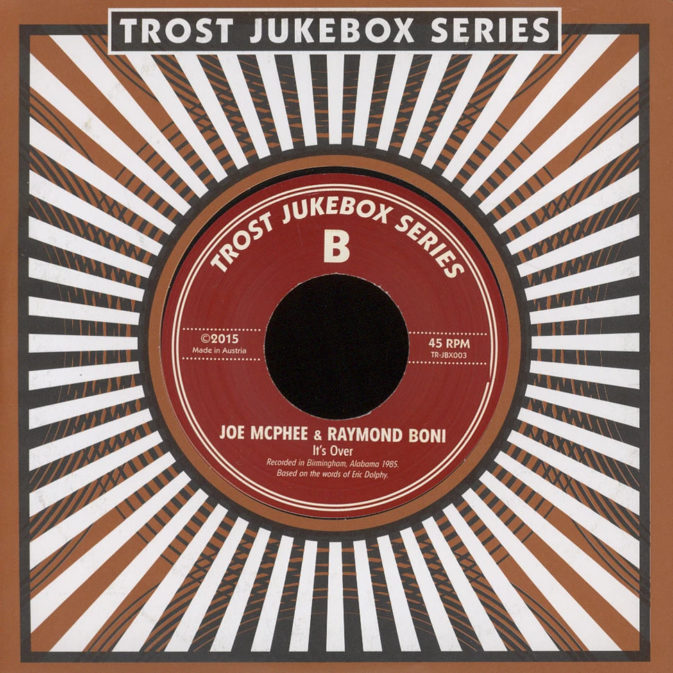 Joe McPhee & Raymond Boni - Trost Jukebox Series 003