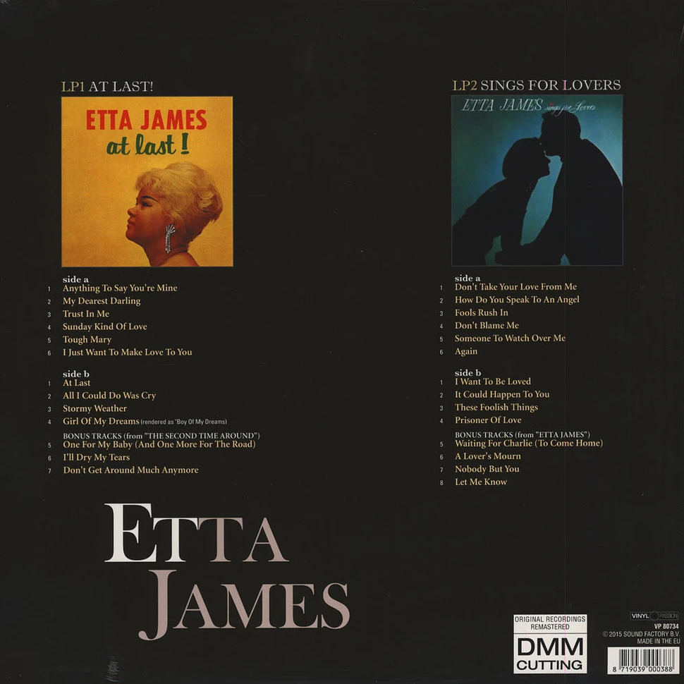 Etta James - At Last! / Sings For Lovers