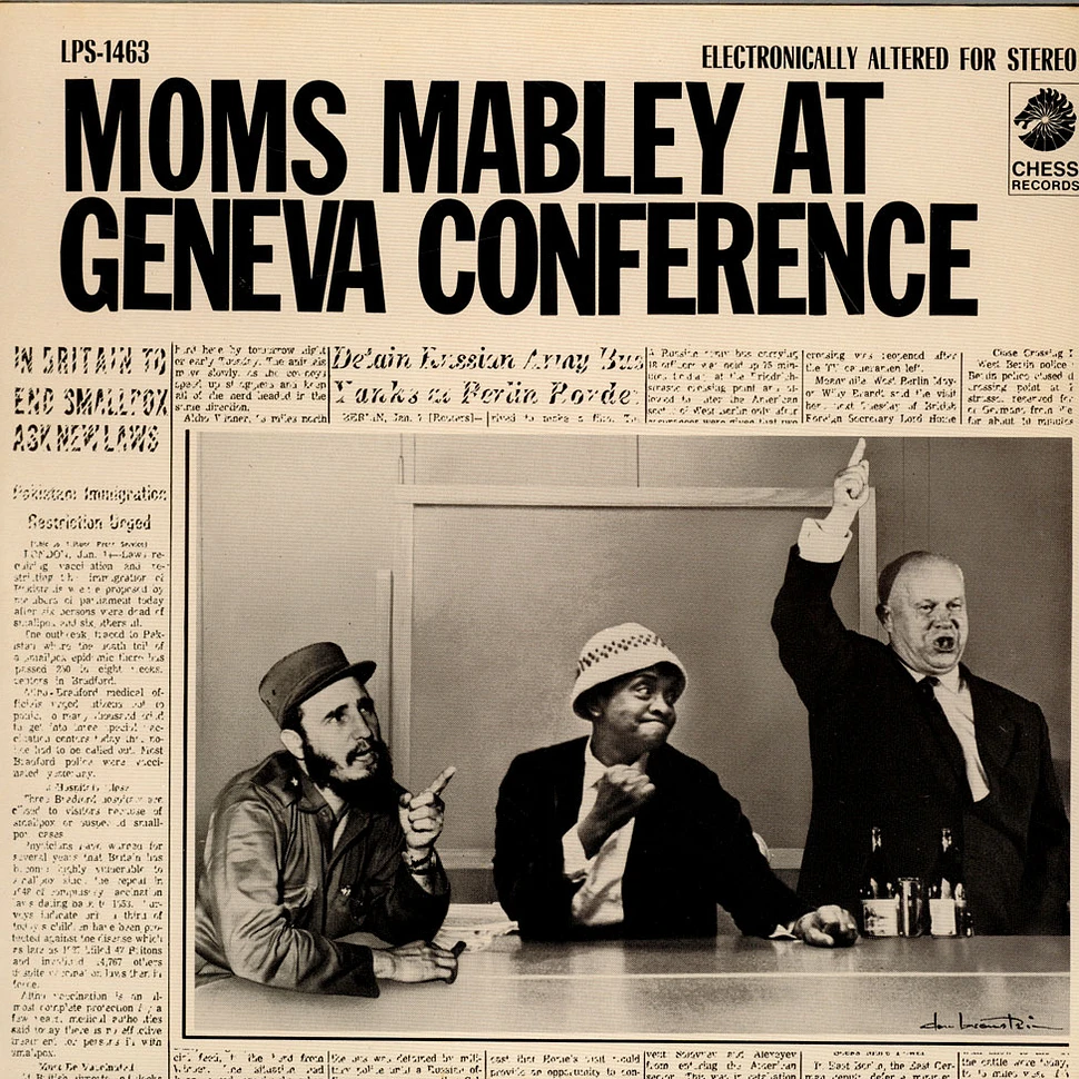 Moms Mabley - Moms Mabley At Geneva Conference