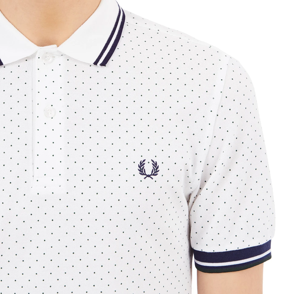 Fred Perry - Polka Dot Pique Polo Shirt