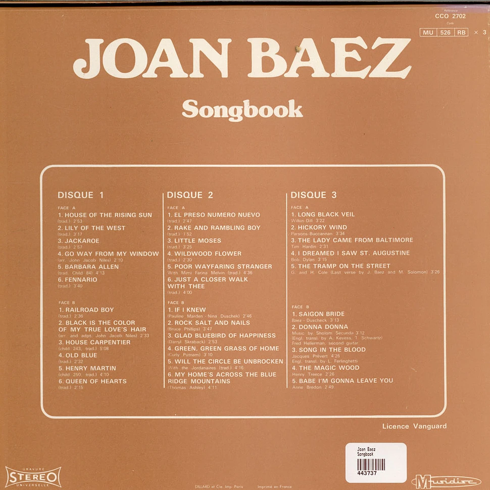 Joan Baez - Songbook
