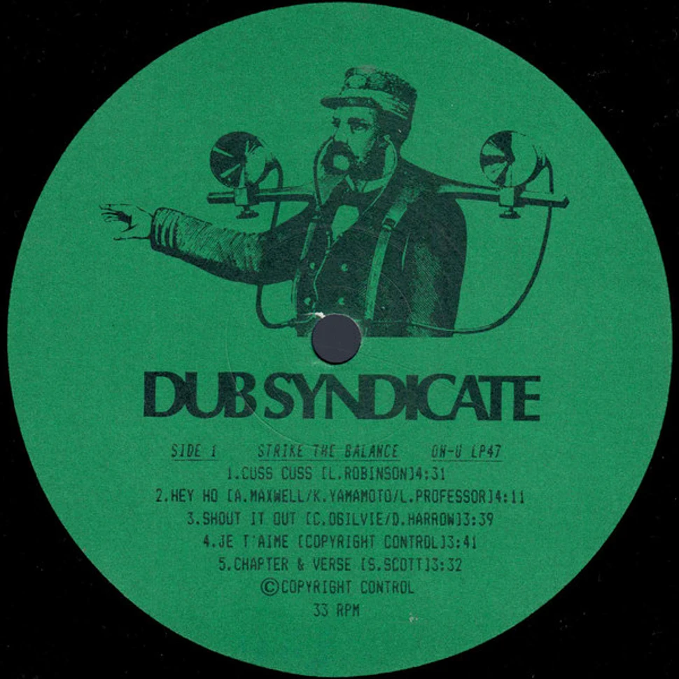 Dub Syndicate - Strike The Balance
