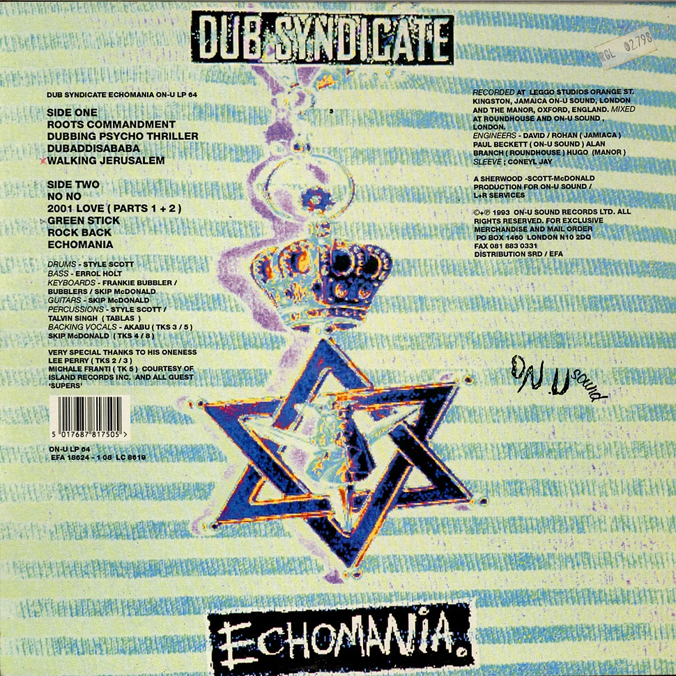Dub Syndicate - Echomania