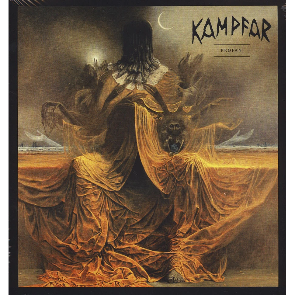 Kampfar - Profan Yellow Orange Splatter Vinyl Edition