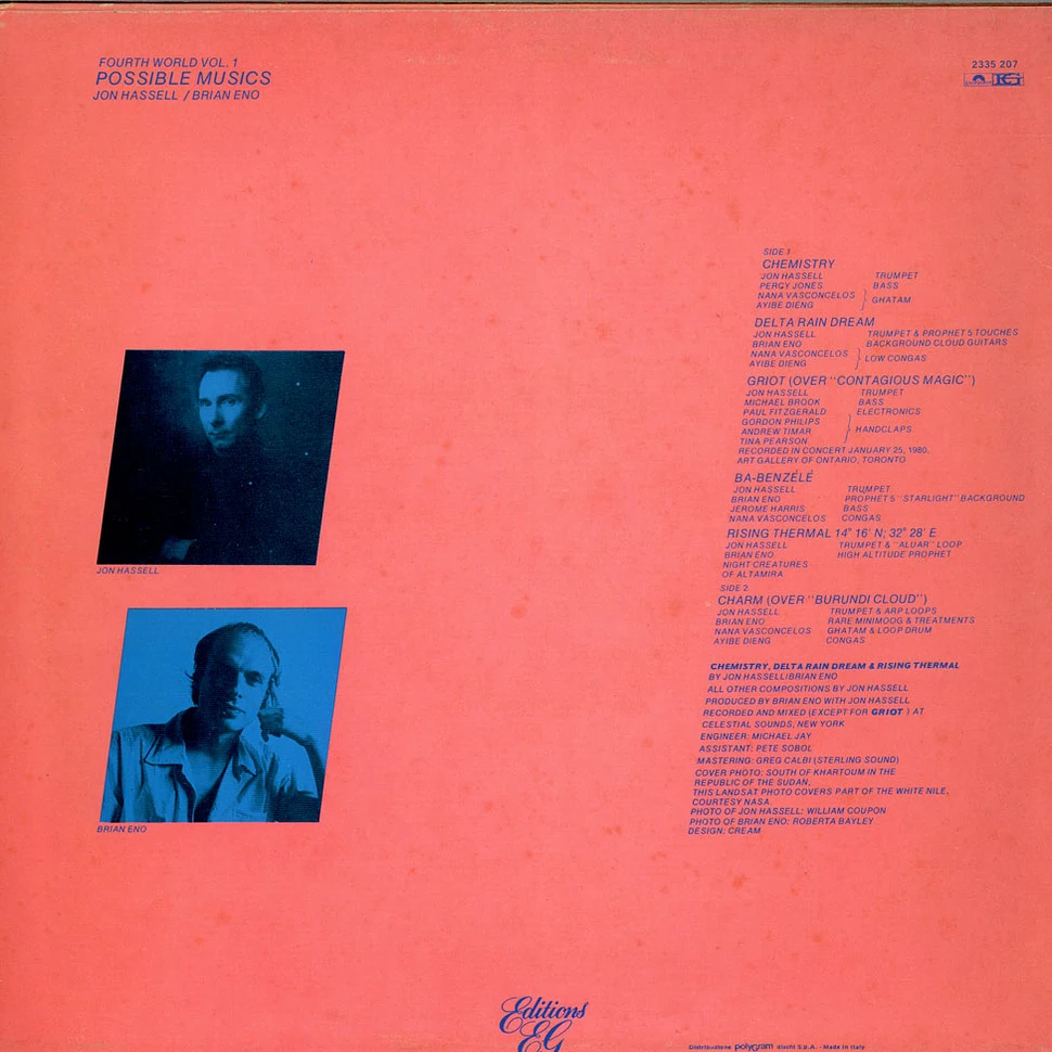 Jon Hassell / Brian Eno - Fourth World Vol. 1 - Possible Musics
