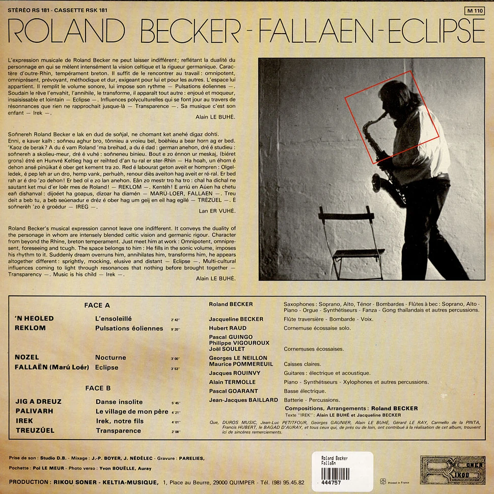 Roland Becker - Fallaën