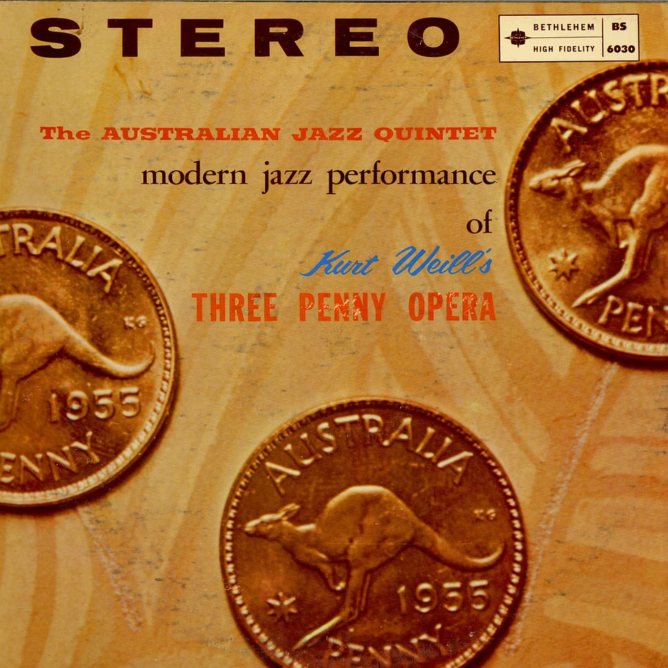 The Australian Jazz Quintet - Modern Jazz Performance Of Kurt Weill's Three Penny Opera