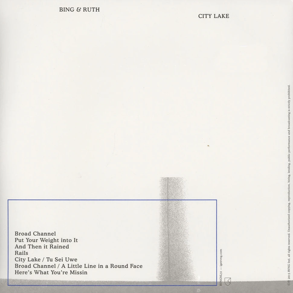 Bing & Ruth - City Lake