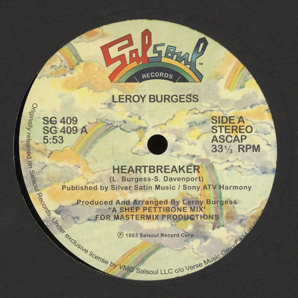Leroy Burgess - Heartbreaker / Stranger