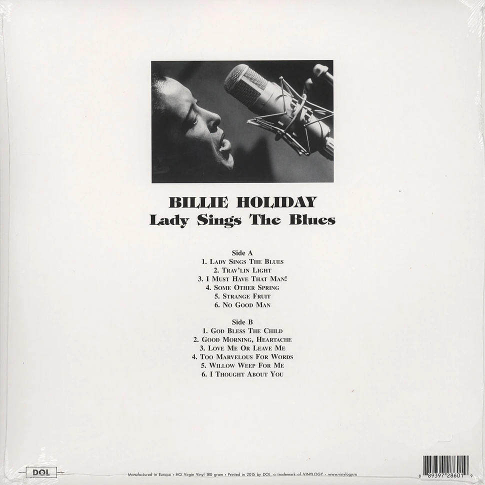 Billie Holiday - Lady Sings The Blues 180g Vinyl Edition