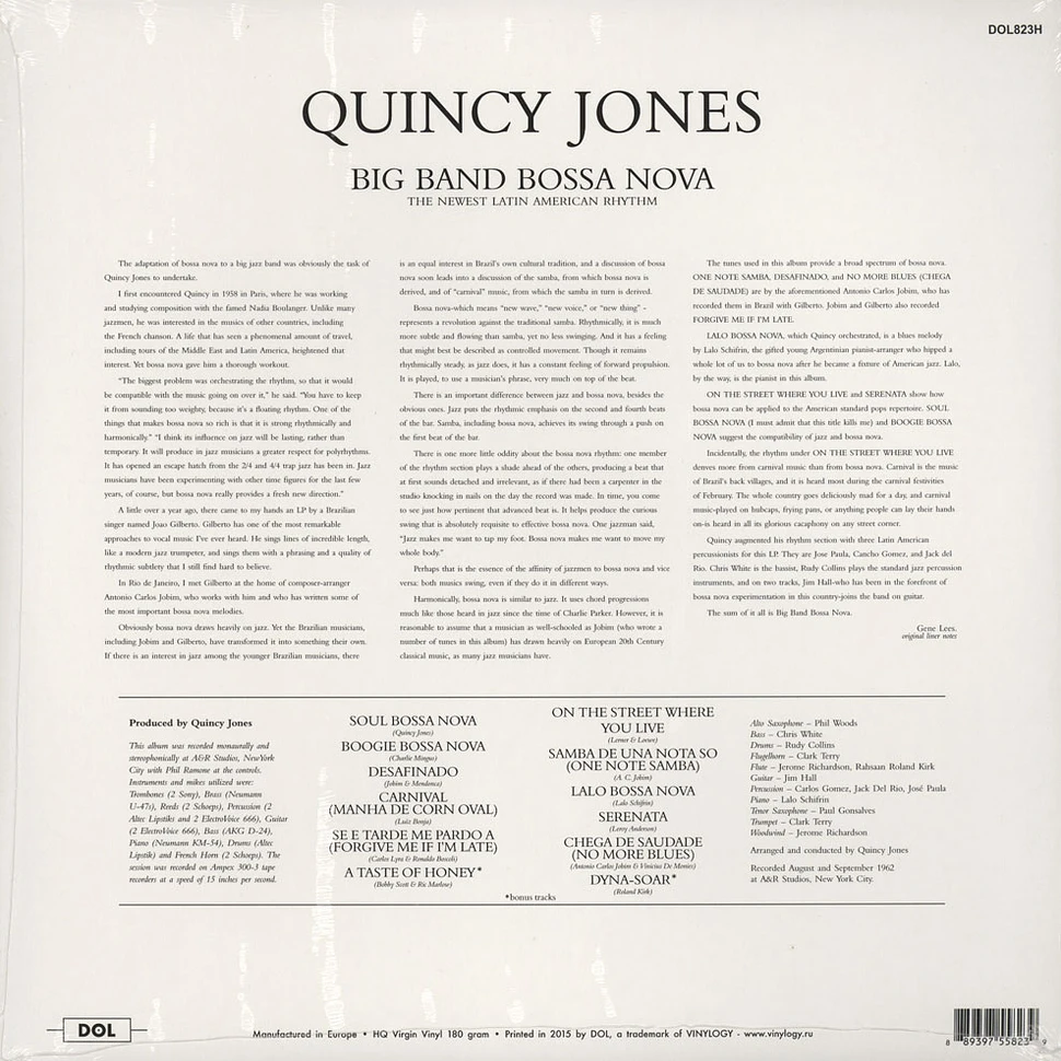 Quincy Jones - Big Band Bossa Nova 180g Vinyl Edition