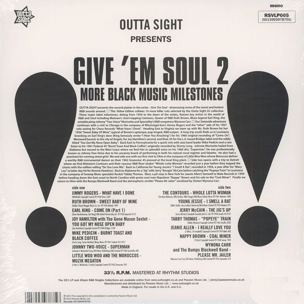 V.A. - Give 'Em Soul Volume 2